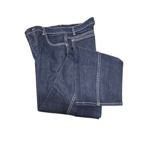 Vintage Gloria Vanderbilt Black Denim Jeans Size 10 W/Yellow Stiching